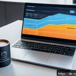 익명성을 고려한 암호화폐 지갑 선택 팁 - A modern digital workspace showcasing a privacy-focused cryptocurrency wallet interface on a sleek l...
