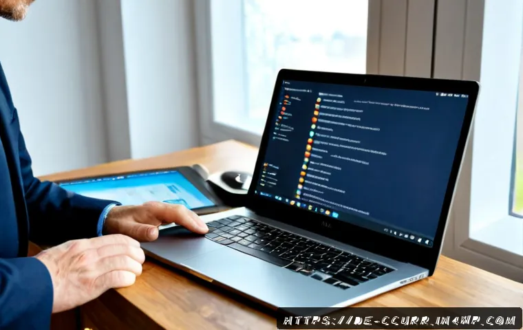 최신 암호화폐 지갑 보안 소프트웨어 추천 - Photorealistic modern home office in Germany, a middle-aged professional reviewing a cryptocurrency ...